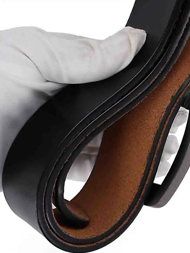 Ceinture en cuir de vache pour homme