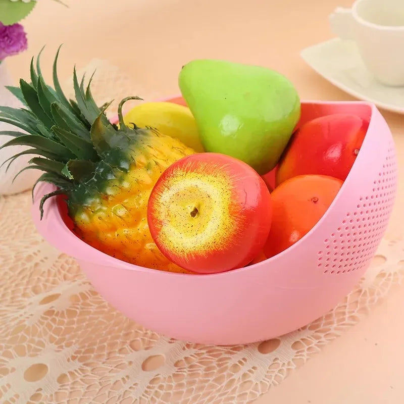 Multi-Function Rice Washing and Strainer Basket