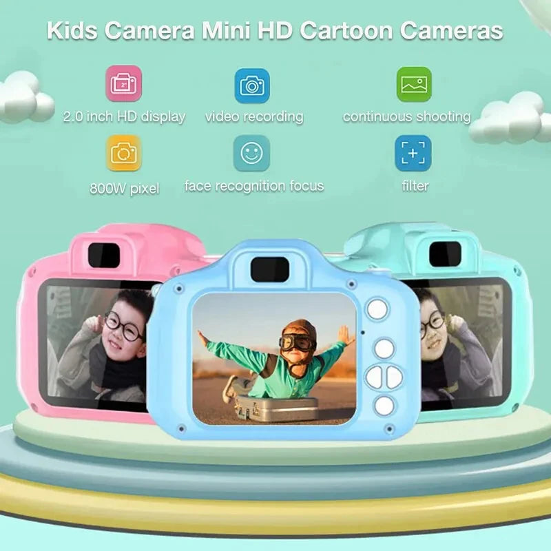 Mini appareil photo numérique X2 pour enfants - Photo et vidéo HD