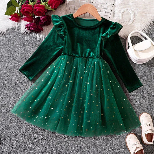 Baby Girls' Velvet Princess Dress