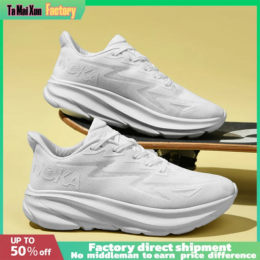 Baskets unisexes à semelle épaisse, amorti haute élasticité, maille respirante