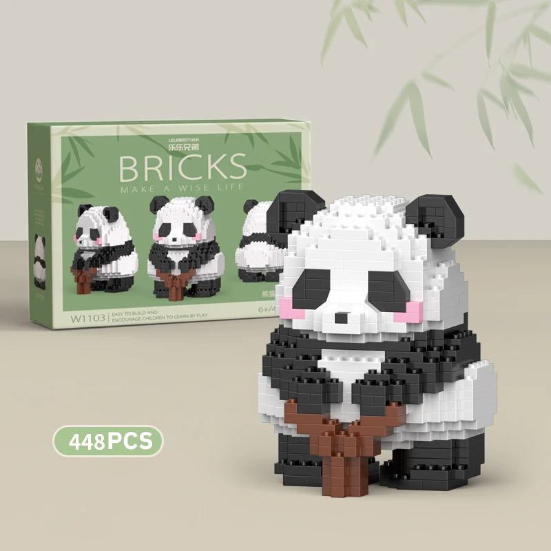 DIY Mini Panda Building Blocks