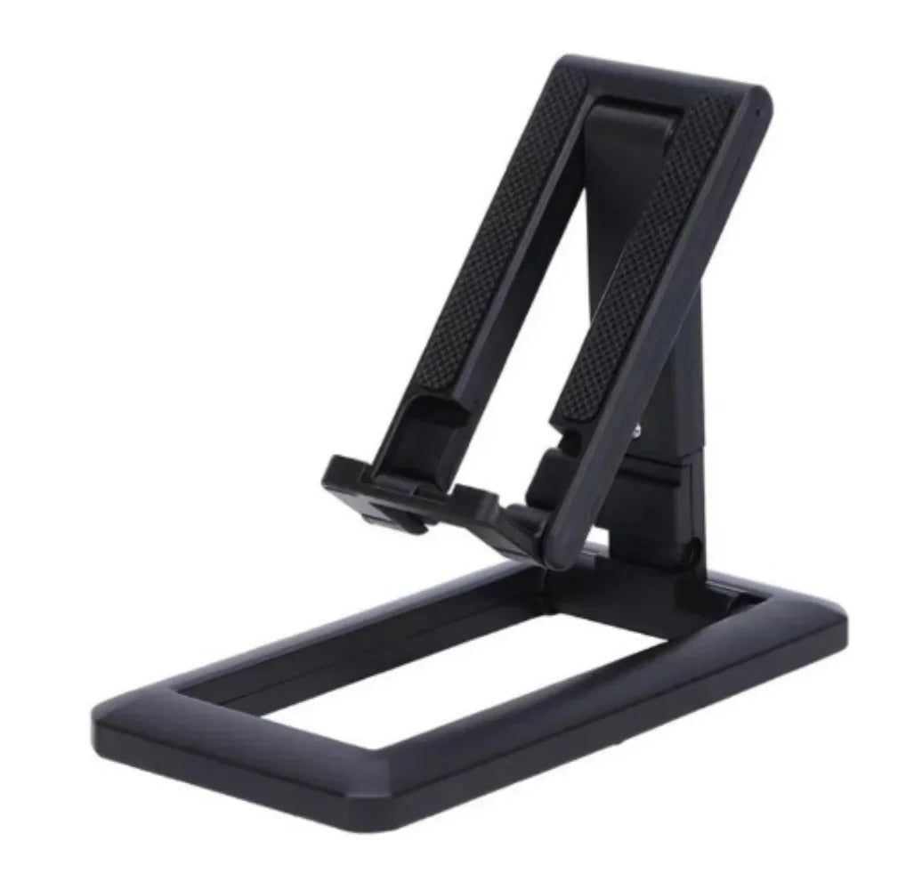 Faltbarer Telefonständer aus Metall für den Schreibtisch für iPad, iPhone, Smartphone