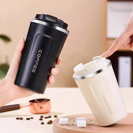 510ml Stainless Steel Thermos Cup – Leakproof Double Wall Insulated Tumbler Travel Bottle