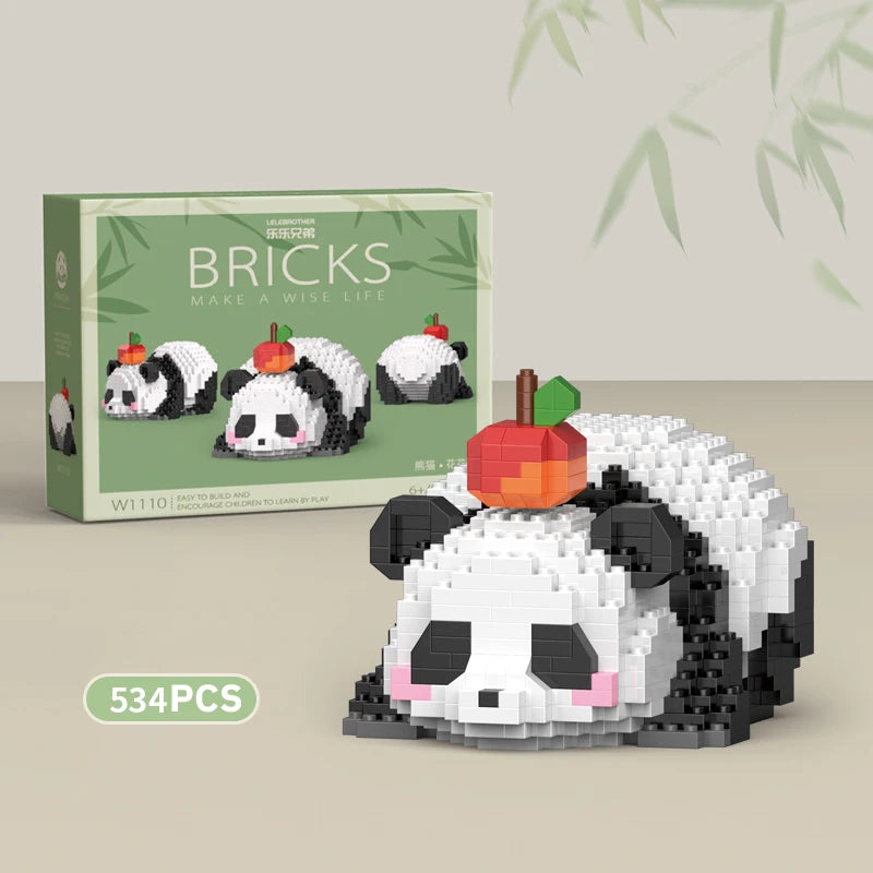 DIY Mini Panda Building Blocks