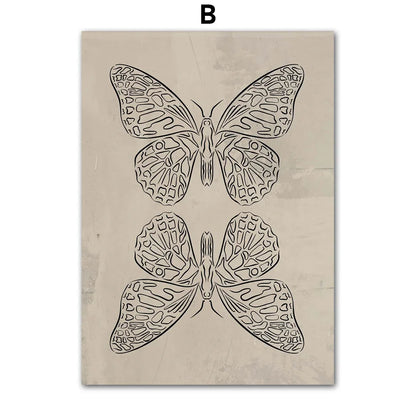 Lot de 2 impressions sur toile abstraites vert émeraude - Art mural foncé 