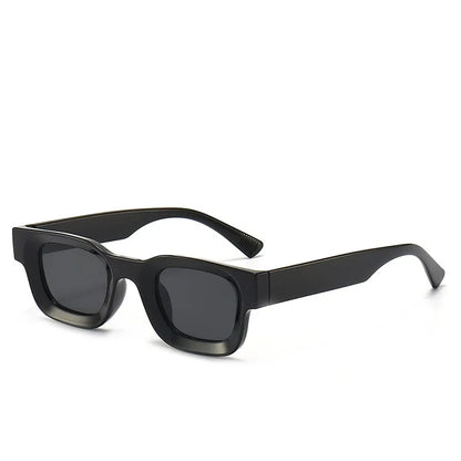 Tendance petites lunettes de soleil carrées UV400 nuances de mode pour femmes et hommes