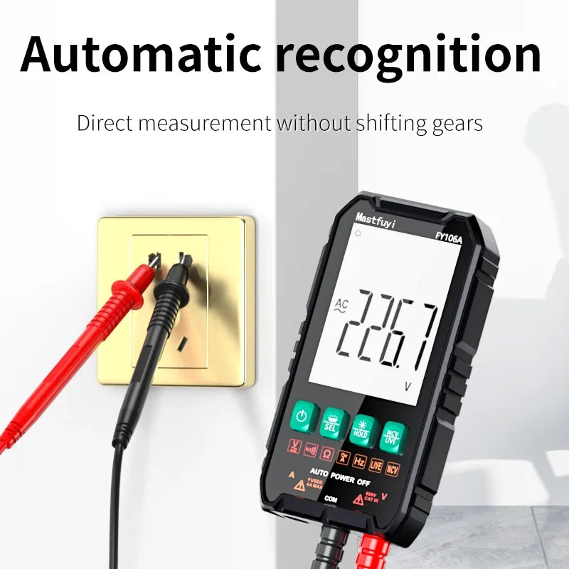 Mini-Digitalmultimeter – intelligenter Elektrikertester für Gleich-/Wechselspannung