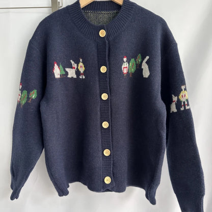 Baby Girl Boy Knitted Long Sleeve Winter Sweater