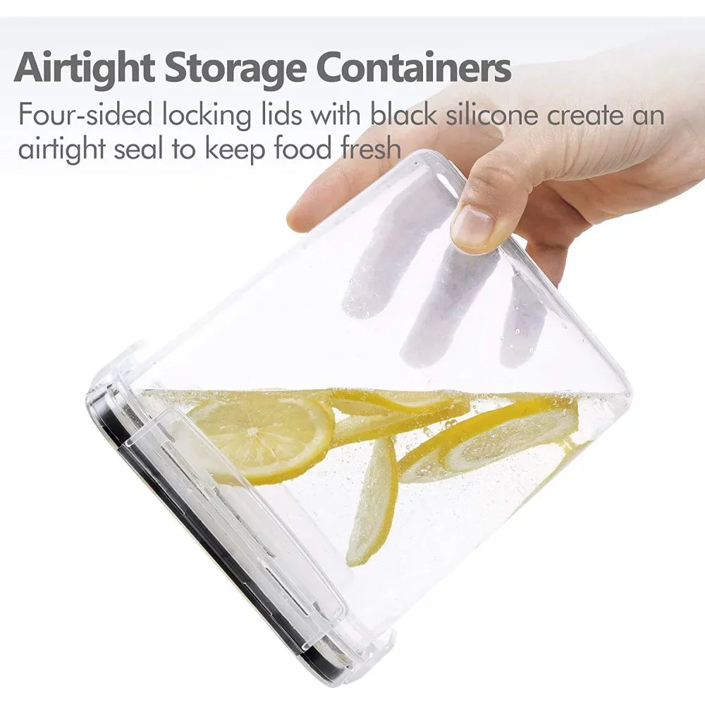 8-Piece Food Storage Containers with Easy Lock Lids