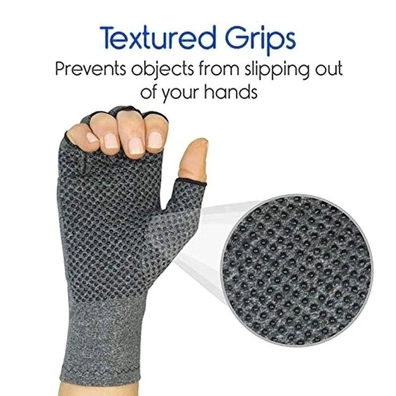 Half-Finger Compression Gloves – Anti-Slip