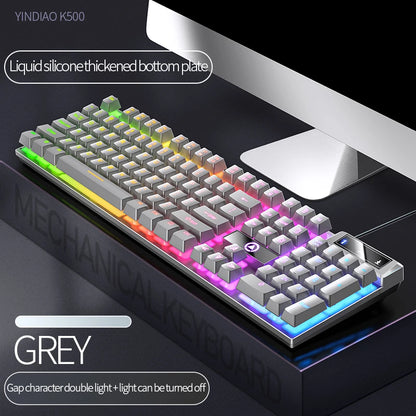 104-Key Wired Gaming Keyboard - Color Matching Backlit