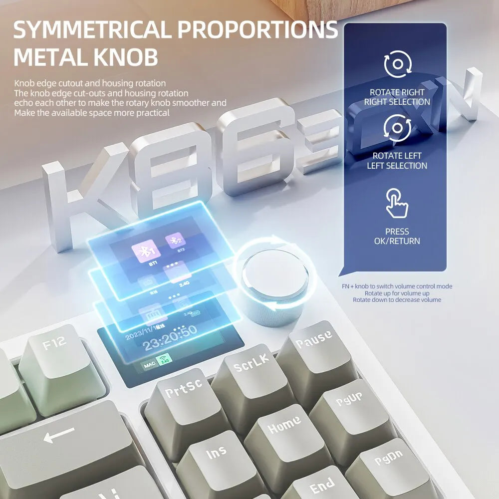 K86 Wireless Hot-Swappable Mechanical Keyboard