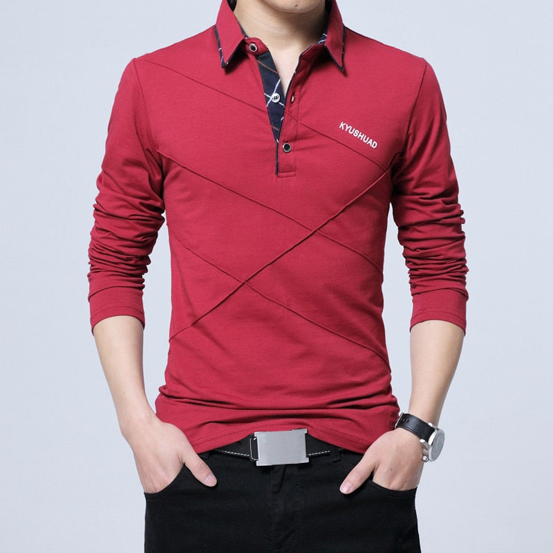 Stripe Designer Long T-Shirt for Men