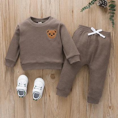 Tenue avec patch ours pour tout-petit garçon