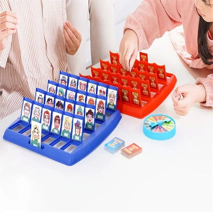 Guess Who I Am Puzzle Game Two-Player Interactive Portable Tray Board Game