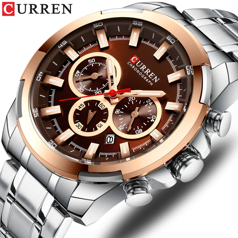 Luxury CURREN Quartz Men's Watch