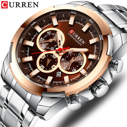 Luxury CURREN Quartz Men's Watch
