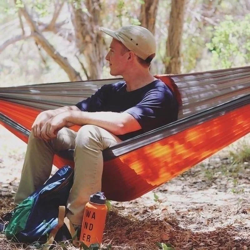 Tragbare Outdoor-Camping-Hängematte für eine Person
