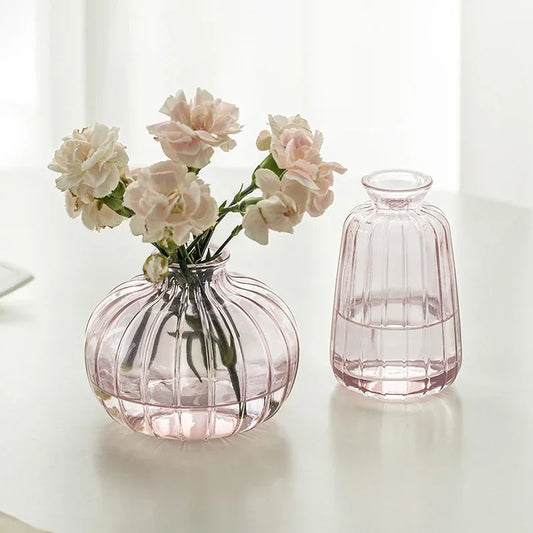 Mini vase en verre moderne pour la décoration du salon