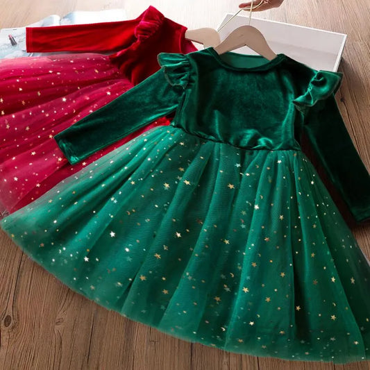 Nouvelle robe de Noël pour bébés filles