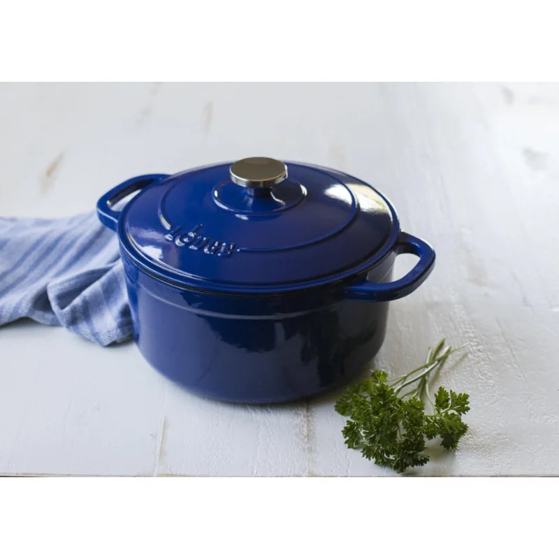 5.5 Quart Enameled Cast Iron Dutch Oven with Covered