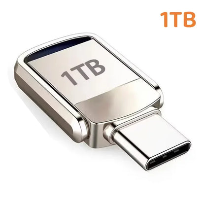 Type-C Metal USB Flash Drive - 32GB to 64GB