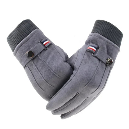 Herren Winter Wildleder Handschuhe - Verdickt