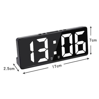 LED Digital Clock with Backlight/Alarm/Temperature & Calendar