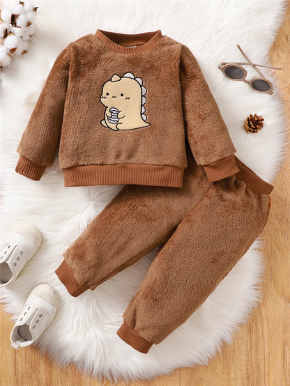 Cozy Dino Winter Suit for Babies