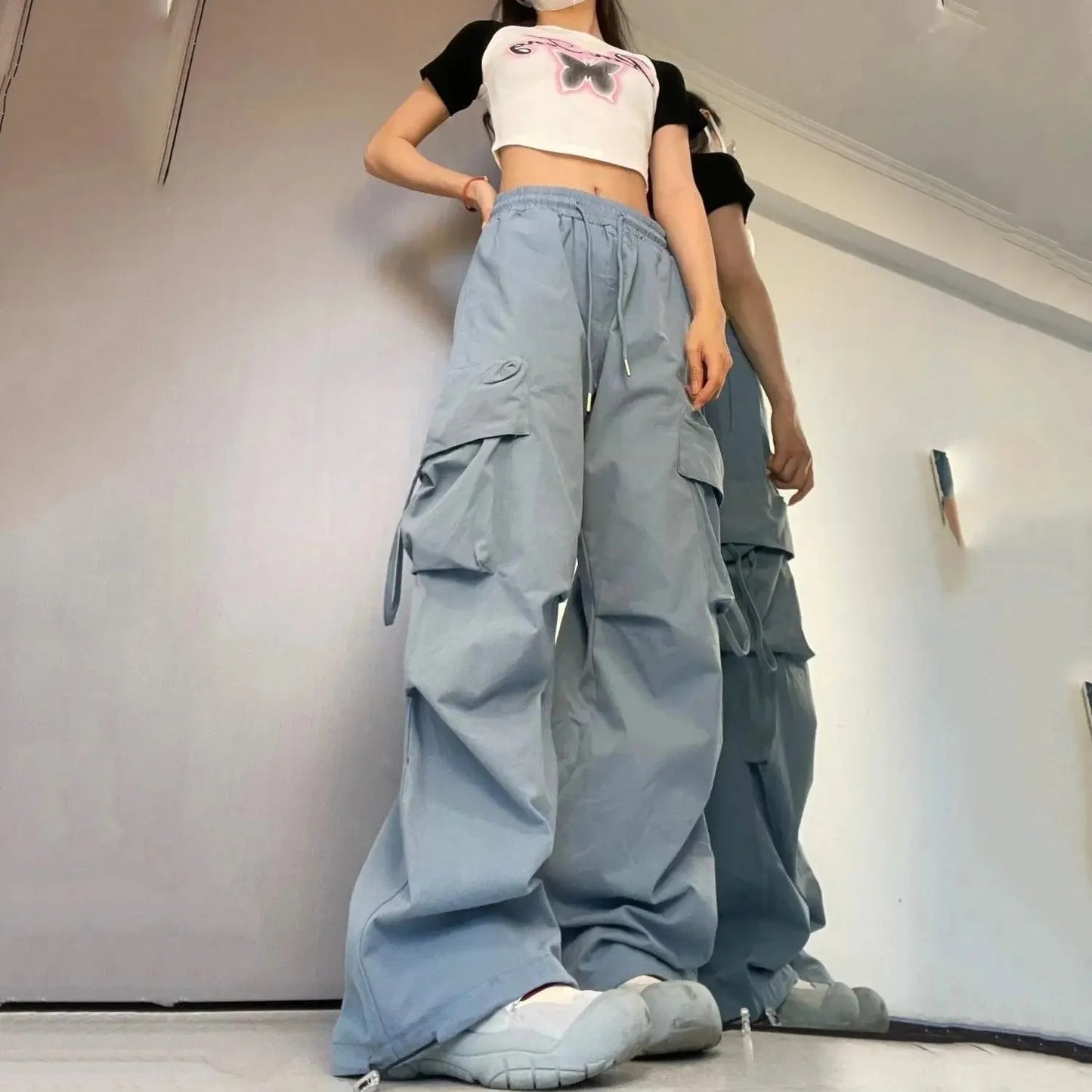 High Waist Cargo Pants