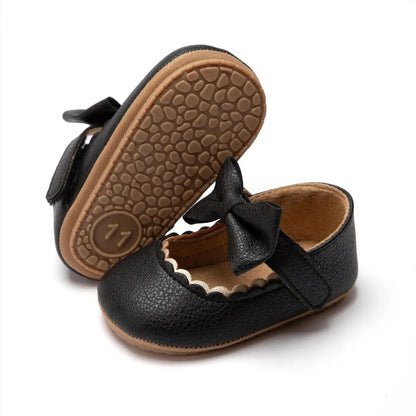 Chaussures de jardin à nœud pour bébé princesse