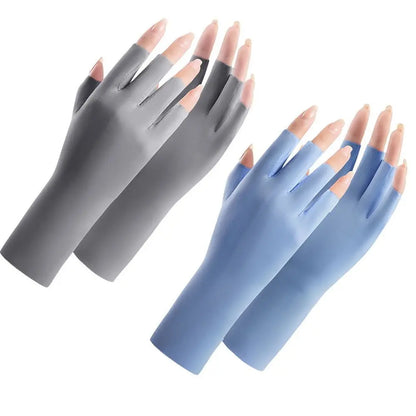 Gants de protection solaire pour nail art, gants de protection UV pour nail art, gel, lampe UV LED