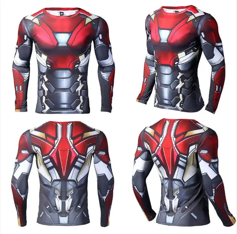 Men's 3D Hip Hop O-Neck Oversized Tee
