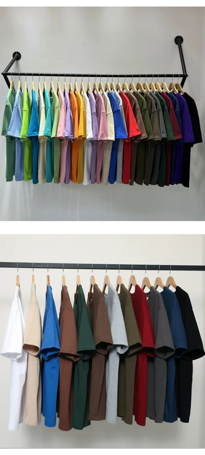 Men's Oversized Short Seleve Y2K Casual Cotton Tees