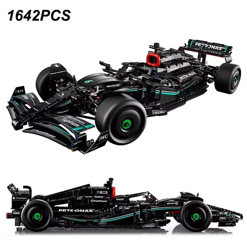 Technical F1 W14 E Performance Speed Car Building Blocks