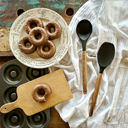 Wooden Handle Heat Resistant Kitchen Utensils Set