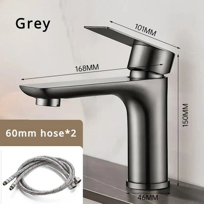 Stainless Steel Bathroom Hot/Cold Water Faucet