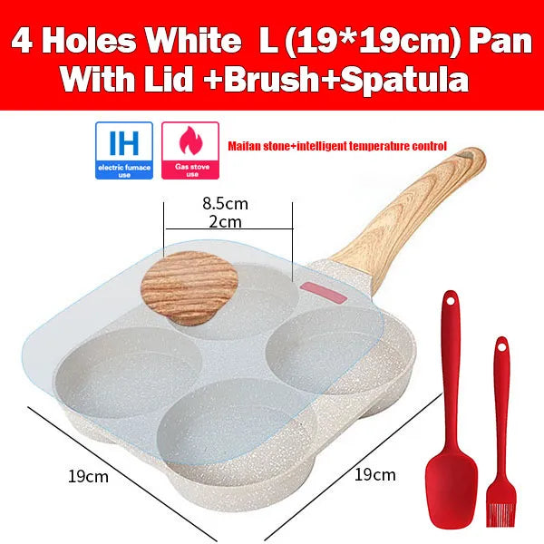 4-Hole Non-Stick Breakfast Pan