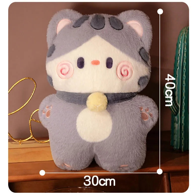 3 Colors Cartoon Cat Plush Toys  for Baby