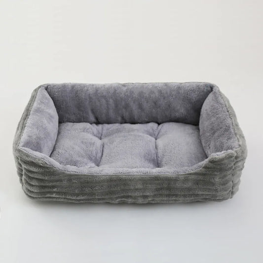 Cozy Plush Pet Bed for Comfortable Relaxation