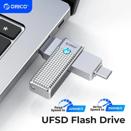 Double disque USB-C et USB-A 2 en 1 haute vitesse