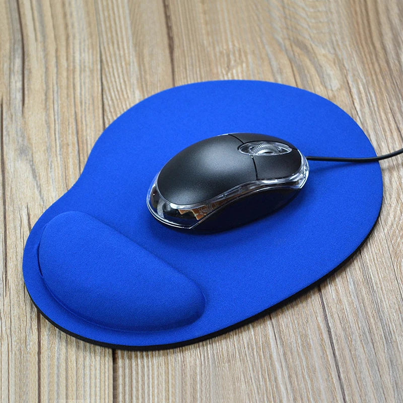 Tapis de souris de bureau ergonomique avec support de poignet en gel - Repose-poignet pour ordinateur de bureau et ordinateur portable de jeu