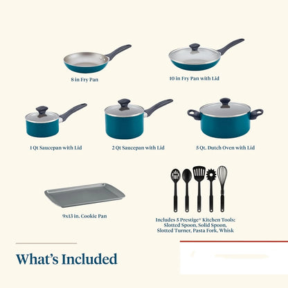 15pc Ceramic Cookware Set