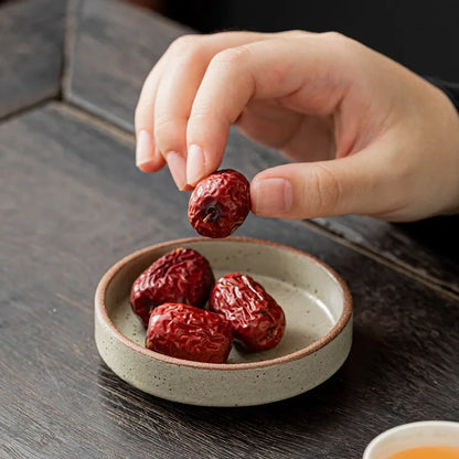 Service de table rond 12 pièces en grès