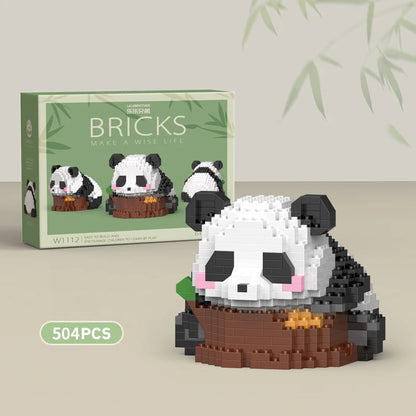 DIY Mini Panda Building Blocks