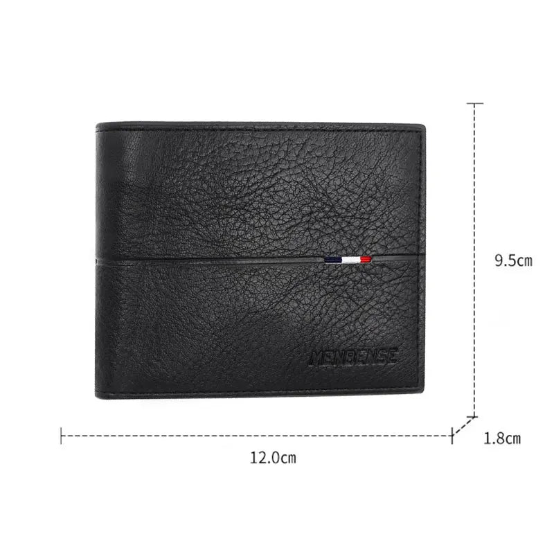 Engraved Slim PU Leather Wallet