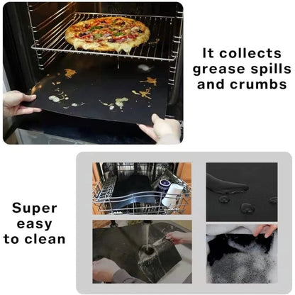 4 Pcs Non-Stick Reusable Oven Liners