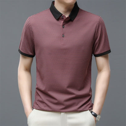 Summer Men's Striped T-Shirt