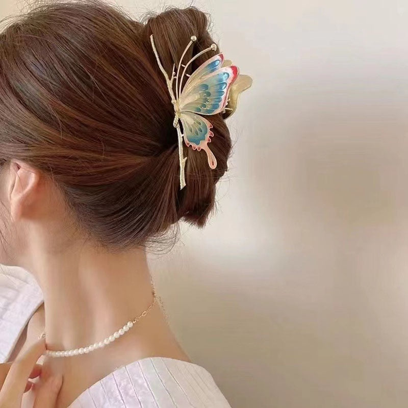 Luxuriöses Schmetterlings-Haarspangen-Set